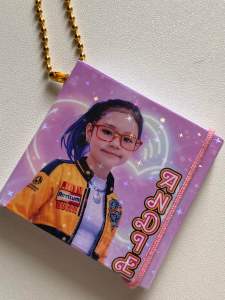 Personalized Keychain — Notebook or Photo Album Style | 2x2"