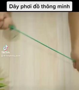 [HCM] Dây phơi đồ thông minh co giãn 12 kẹp -Randy