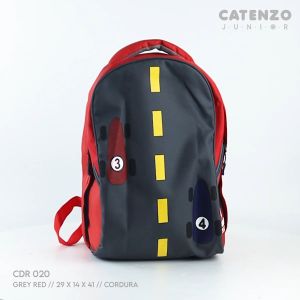 New Catenzo Junior Tas Ransel Anak Laki-laki CDR 020 ABU MERAH