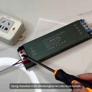 Slim Power Supply LED Adaptor Mini Slim Cctv Kamera 24v 100w 200w 300w 400w