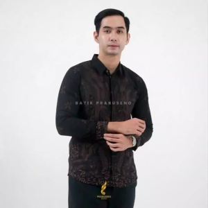WARDANA – Prabuseno Baju Kemeja Batik Pria Lengan Panjang Size Slimfit Mewah Bahan Katun Printing Lapis Furing Erro Handmade Kualitas Premium Jumbo Big Size Modern Halus Adem dan Nyaman Seragam Atasan Cowok Pakaian Kerja Dewasa Formal Kantor Kondangan