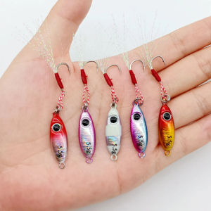 1pcs Fishing Lures 5.5g7.5g10g14g17g21g Micro Metal Jigging 3D Eyes Jigging Spoon Saltwater Artificial Bait Fishing Accessories