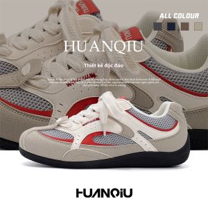 HUANQIU | Giày Đào Tạo Thoáng Khí Tăng Chiều Cao Đế Dày Nam