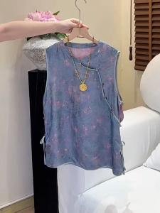QINGNAER | Elegant Sleeveless Comfort Loose Blouse