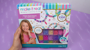 Make It Real Heishi Craze Beads With Case (1743)  Girls Friendship Charm Bracelet Kit