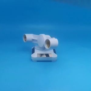 Fitting Lampu E27 Bohlam Extension Socket Splitter Bulb Lamp Cabang 2 Photo Studio Foto Rumah Toko Kantor