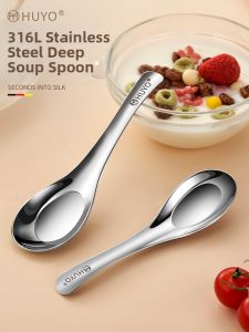 HUYO | High Quality 316L Stainless Steel Spoons
