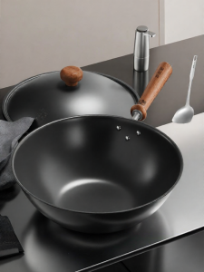 Cooker King | Chảo Đáy Phẳng Không Tráng Men Inox Dùng Ngay cho Bếp Gas và Bếp Điện