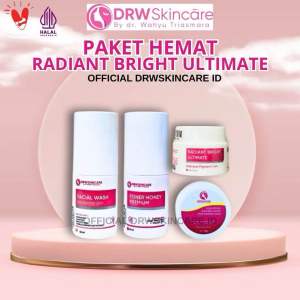 DRW Skincare Paket Hemat Radiant Bright Ultimate Flek Hitam Bekas Jerawat Mencerahkan