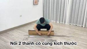 Lẻ Khung Cho Mẫu Màn Khung INOX Không Khoan Tường - Màn Khung INOX Chống Muỗi - Xưởng Màn Huy Hoàng