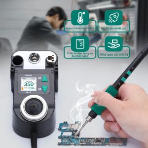 Bộ Dụng Cụ Trạm Hàn Kính Hiển Vi YIHUA Với Nhiệt Độ Có Thể Điều Chỉnh Để Sửa Chữa IC Điện Thoại C245 C210 Màn Hình LCD Hàn Sắt