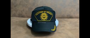 หมวกกรมทางหลวง ปักทั้งใบ คุณภาพดี สีดำ หมวก ปักตรา กรมทางหลวง ธงชาติไทย แบรนด์ KING OFFICER