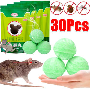 10/20/30pcs Powerful Mothball for Big Mouse / Efficient Rat Repellent Ball / Non-toxic Repellant Mothballs / Household Safety Mice Rat Repellent for Outdoor & Indoor