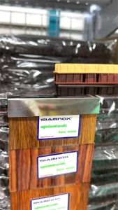 (ถูกสุด) ปิดปลายอลูมิเนียมลายไม้ 4 นิ้ว และ 2 นิ้ว มีให้เลือกหลายสี ราคาต่อชิ้น