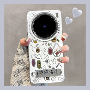 Sup&LV | เคสโทรศัพท์มือถือแบบป้องกันการตกหล่นสำหรับ Vivox200Pro Mini รุ่นใหม่สำหรับผู้หญิง พร้อมขาตั้ง ลายการ์ตูน ดีไซน์เรียบหรู ป้องกันรอยขีดข่วน