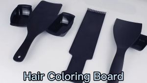Hair Dyeing Hair Color Coloring Board for Salon Hair Dyeing Comb Coloring Brush Dye DIY Tint Long Board Plate Salon Plastic Barber Styling Accessory Tools Long Hair Highlighting Sectioning Board Barber Flat Top Paddle Board Comb for Hair Colorin