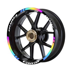 ดูมล้อรถจักรยานยนต์สติกเกอร์สะท้อนแสงสำหรับ Honda Vario 125 2017, 150-160 นิ้วล้อ, ดูมล้อสะท้อนแสงสกู๊ตเตอร์ดูมล้อ Strip สติกเกอร์อุปกรณ์เสริม