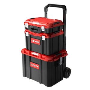 Devon | Rolling Multi-functional Tool Box for Fishing Tackle Photography Equipment Storage