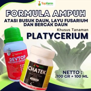 Pestisida Topfarm / Obat Daun Tanaman Hias / Obat Bercak Daun Tanaman Hias / Obat Hama Daun Platycerium / Obat Daun Tanduk Rusa Terbaik / Obat Daun Semua Tanaman / Obat Daun Hias Platycerium