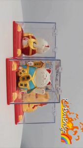 Rainbow Bridge FengShui Adorable Solar Lucky Cat (New-Medium) #SIZE: H9.5cm