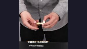 High Pressure Washer Swivel Joint Connector Hose Fitting M22 14mm 15mm Thread 360 Degree Rotation Hose To Wash Gun Connector