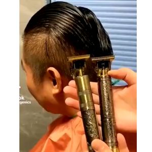 alat cukur rambut Kemei elektrik charger 1 Set Komplit mesin cukur Kumis dan Jenggot tanpa kabel bisa di Cas