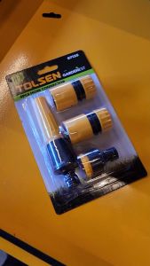 {\n    \"article\": \" Tolsen 4pcs Hose Connector Set Quick Release (1/2\\\" | 3/4\\\")\n    \n What is Tolsen Connector Set?