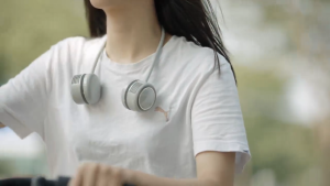 Neck Hanging Halterneck Fan Leafless Cooling Small Portable Foldable Travel Bladeless Fan