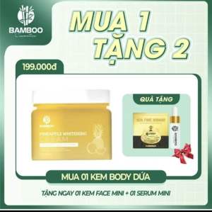 Kem body dứa bamboo Chính hãng mẫu mới 2025