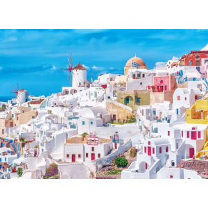 1000 Pieces The Santorini Town Jigsaw Puzzle Home Decor Adults Puzzle Games Family Fun Floor Puzzles Educational Toys