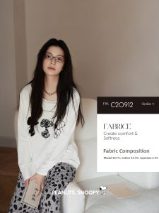 BEIYAN | Long Sleeve Round Neck Modal Cotton Loungewear