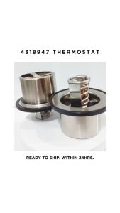4318947 THERMOSTAT [82℃] [LOCAL STOCK] 135675 / 146077 / 201737 / 2882757 / 3335550 / 4973373 / 23532436 / 3690535 CUMMINS ENGINES ISX QSX