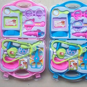 🔥[READY STOCK] Doctor Nurse Pretend Play Set Children Toys Portable Suitcase Medical Tools M10 Eh Shop