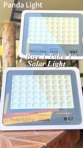 【BUY 1 TAKE 1 】Tonys Solar Flood light 10000W Solar Light Outdoor Waterproof  IP67 lights heavy duty LED 1000W 2000W 5000W 10000W Automatic Street Light Indoor light With Solar Panel christmas flood solar lights Support  COD