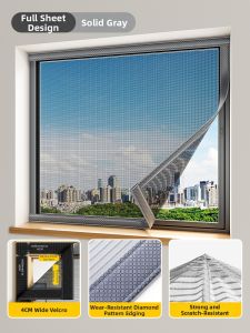 Zhifan | Self Adhesive Easy Install Mosquito Prevention Window Screen