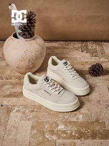DC Shoes | Mens Leisure Shoes Leather Thick Sole Height Increasing Canvas Shoes