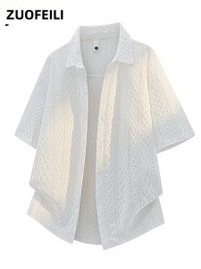 ZUOFEILI | Designer Breathable Short Sleeve Shirt