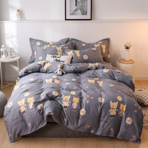 Pure Cotton Single Piece 1.5 Meter Dormitory Single Bed Quilt Cover 200x230 Double Bed Quilt Envelope Warmth Storage Function