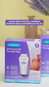 Lansinoh Breastmilk Storage Bags Easy to Use Milk Storage Bags for Breastfeeding Presterilized Hygienically Doubled-Sealed for Refrigeration and Freezing (pack of 25)