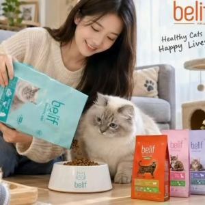 Belif Cat Dry Food 7.5kg SmartCare Omega 3 & 6 Sensitive Skin & Stomach Natural Fiber Digestion Health