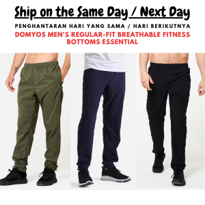 D0my0S Regular-Fit Breathable Fitness Bottoms Essential / Track Bottom
