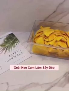 Xoài sấy dẻo muối ớt xoài sấy muối ớt xoài sấy dẻo không đường ăn vặt healthy giảm cân