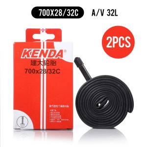 2PCS KENDA bicycle inner tube 700C 23C 25C 28C 35C 45C camera Schrader Presta valve inner tube road bike tubes tire chambre air