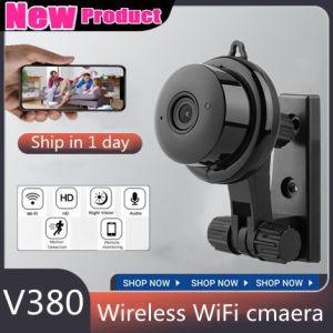 ♥Original Product+FREE Shipping♥1080 HD IP Camera Mini WiFi Camera with Infrared Night Vision 2-Way Audio Motion Tracker Wireless Home Security V380 Monitor Cam