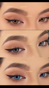 eyeshare Color Contact Lenses Doll Eyes 14.5mm RIYADH Brown Gray Blue Pink Green Cosplay Anime Lens