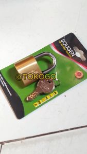 SOLIGEN Gembok PER Pendek 40mm - 60mm Computer Key - Gembok Pagar | Gembok Rumah