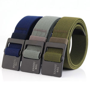 Mens Casual Work Belts Canvas Belt Military Tactical Nylon Belt