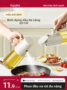 YIZUFU | Spray & Pour Oil Bottle Leakproof Glass Oil Can