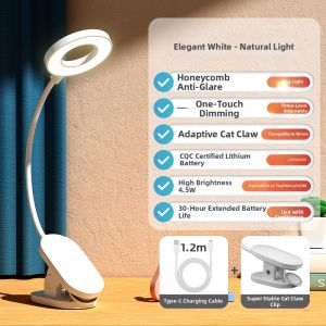 Philips | Reading Clamp Desk Lamp Rechargeable