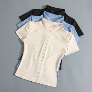 MUSUOGE | Rapid Dry Tight Yoga Shirt Short Sleeves For Fitness And Cycling